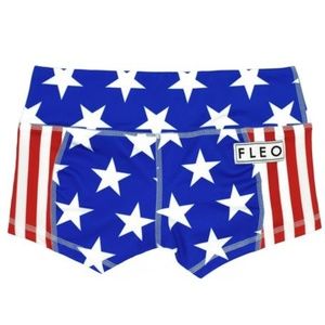 NEW Fleo LRC USA Stars Stripes shorts SOLD OUT